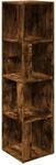 vidaXL Eckregal R&auml;uchereiche 33x33x132 cm Holzwerkstoff