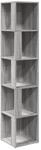 vidaXL Eckregal Grau Sonoma 33x33x164,5 cm Holzwerkstoff
