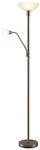 Lindby Stehlampe Jost 9621314 Modern in Alu aus Metall 2-flammig E27