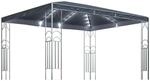vidaXL Pavillon mit LED-Lichterkette 400x300 cm Anthrazit