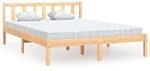 vidaXL Massivholzbett Kiefernholz 140x190 cm 810062