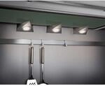 Trio LED-Unterbauleuchten 3er-Set Nickel matt