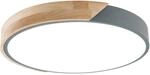 N&auml;ve LED-Deckenleuchte Borneo &Oslash; 31 cm Grau
