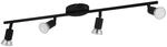 Eglo Spot Buzz-LED 4-flammig 68,5 cm x 6,5 cm Schwarz
