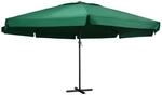 vidaXL Sonnenschirm mit Aluminium-Mast 600 cm Gr&uuml;n 47371