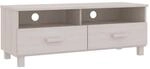 vidaXL TV-Schrank HAMAR Wei&szlig; 106x40x40 cm Massivholz Kiefer 340469