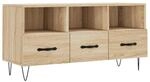 vidaXL TV-Schrank Sonoma-Eiche 102x36x50 cm Holzwerkstoff Modell 3