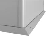 Biohort M&auml;hkante 1 m x 0,5 m Silber-Metallic