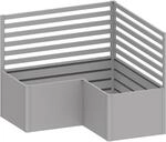 Biohort Rankgitter 2 Stk. f&uuml;r HochBeet/Belvedere L200/L2x1 Silber-Metallic