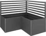 Biohort Rankgitter 2 Stk. f&uuml;r HochBeet/Belvedere L200/L2x1 Dunkelgrau-Metallic