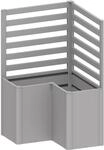 Biohort Rankgitter 2 Stk. f&uuml;r HochBeet/Belvedere L100 Silber-Metallic