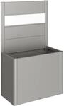 Biohort Sichtschutz zu Belvedere 100 1Stk mit Acrylglas Quarzgrau-Metallic