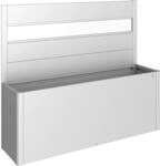 Biohort Sichtschutz zu Belvedere 200 1Stk mit Acrylglas Silber-Metallic