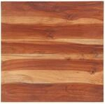 vidaXL Tischplatte Massivholz Akazie 25-27 mm 60x60 cm 285988