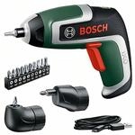 Bosch Akkuschrauber IXO 7 Set inkl. Akku, Ladekabel, Box & Aufs&auml;tze