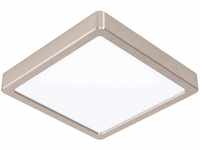 Eglo LED Aufbauleuchte Fueva 5 Weiß-Nickel matt eckig 17 W
