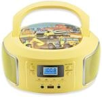 Cyberlux CL-950 Kinder CD-Player Tragbar CD/MP3/USB Radio Gelb