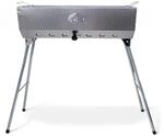 Grillpeter Mangal Taschkent Schaschlikgrill Edelstahl mit Grillrost