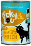 Lucky Lou Katzen-Nassfutter Lifestage Adult Gefl&uuml;gel & Hirsch 400 g