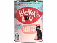 Lucky Lou Katzen-Nassfutter Lifestage Adult Geflügel & Rind 400 g