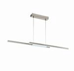 Eglo LED-H&auml;ngeleuchte Fraioli-Z 2-flammig Nickel matt Wei&szlig;