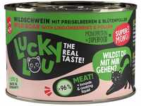 Lucky Lou Katzen-Nassfutter SuperMono2 Wildschwein 200 g