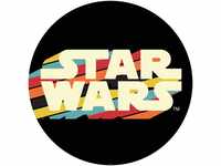 Komar Vliesfototapete Dot Star Wars Typeface selbstklebend Ø 125 cm