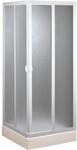 Forte Eckduschkabine Vela 90x90 cm Duschkabine Eckeinstieg f&uuml;r Badezimmer