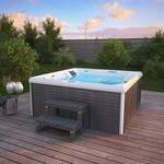 Home Deluxe Whirlpool Stream Big f&uuml;r 5 Personen 207,5 x 207,5 x 88 cm