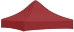 vidaXL Partyzelt-Dach 2x2 m Burgunderrot 270 g/m&sup2; 315344
