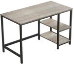 Vasagle Computertisch 2 Ablagen 60 cm x 120 cm x 75 cm Schwarz