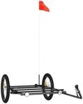 vidaXL Fahrradanh&auml;nger Schwarz 135x68x37 cm Eisen 94206