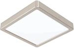 Eglo LED Aufbauleuchte Fueva 5 Nickel-Warmwei&szlig; matt eckig 17 W