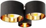 Lindby Deckenlampe Laurenz 9626902 Modern in Alu aus Textil 3-flammig E27