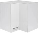 Flex-Well Exclusiv K&uuml;chen-Eck-H&auml;ngeschrank Joelina 60 x 60 cm Wei&szlig;