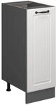 Vicco Apothekerschrank R-Line Wei&szlig; Landhaus/Anthrazit 30 cm ohne Arbeitsplatte