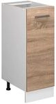 Vicco Apothekerschrank R-Line Medizinschrank f&uuml;r die K&uuml;che Sonoma/Wei&szlig; 30 cm ohne