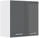 Vicco H&auml;ngeschrank R-Line H&auml;ngender K&uuml;chenschrank Anthrazit Hochglanz/Wei&szlig;...