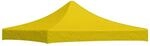 vidaXL Partyzelt-Dach 3x3 m Gelb 270 g/m&sup2; 315326