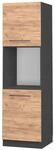 Vicco Herdumbauschrank Fame-Line Goldkraft Eiche/Anthrazit 60 cm Offen