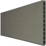 GroJa Solid Grande Einzelprofil Steckzaun 180 x 253 cm Grau