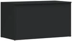 vidaXL Aufbewahrungstruhe Schwarz 84x42x46 cm Holzwerkstoff
