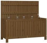 vidaXL Gartentruhe Honigbraun 115x49x60 cm Massivholz Kiefer
