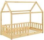 Juskys Kinderbett Marli 80 x 160 cm Natur