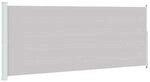vidaXL Seitenmarkise Ausziehbar 200x500 cm Grau 313419