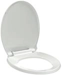 vidaXL Toilettensitz mit Absenkautomatik Wei&szlig; Oval 141762
