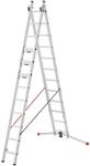 Hailo Alu-Mehrzweckleiter S110 Pro 339 cm x 149 cm x 219 cm Aluminium