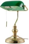 Lindby Tischlampe Milenka 9620987 Retro Vintage Antik in Gold Messing aus Metall