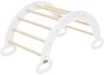 Joyz Kletterbogen f&uuml;r Kinder 89x52x45,5 cm Wei&szlig; aus Holz f&uuml;r Indoor