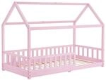 Juskys Kinderbett Marli 90 x 200 cm Rosa